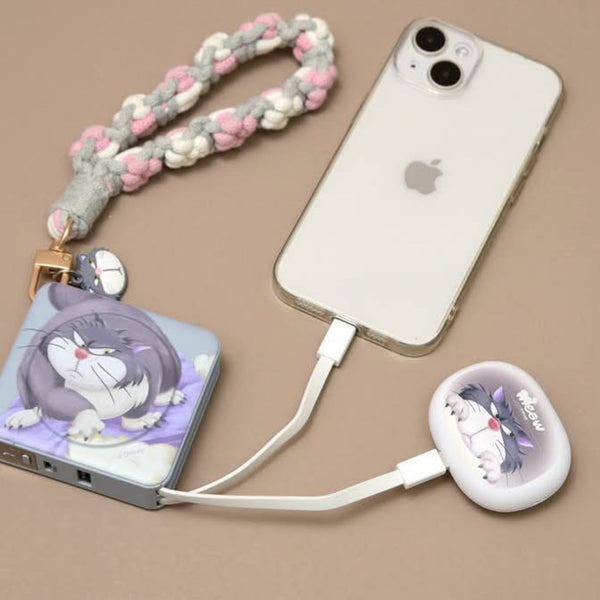 Cinderella Lucifer Cat 8 in 1 Power Bank 10000mAh - Fantasyusb