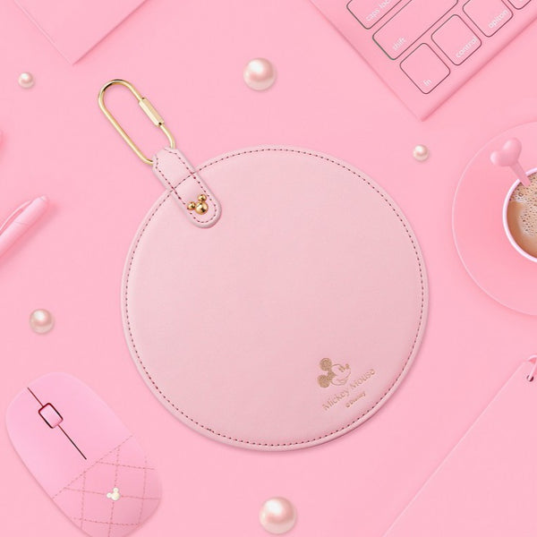 Luxury Faux Leather Mickey Mouse Wireless Optical Mouse - Fantasyusb