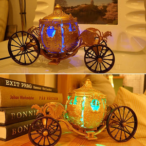 Disney Crystal Cinderella Carriage LED Lamp - Fantasyusb