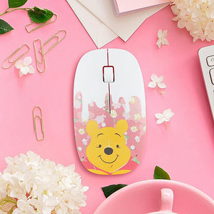Step into the whimsical world of Winnie the Pooh with this special Sakura edition M&K set