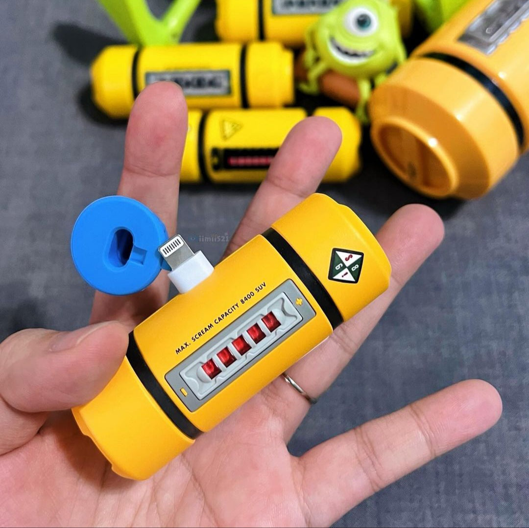 Pixar Monsters Inc. Scream Canister Power Bank – Fantasyusb