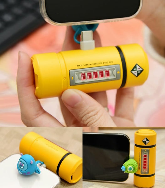 Daruma x Pixar Monsters Inc. Battery Pack – Charge with Good Luck! - Fantasyusb