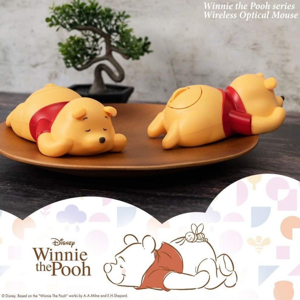 Winnie the Pooh Wireless Optical Mouse 1200 DPI For PC Laptop
