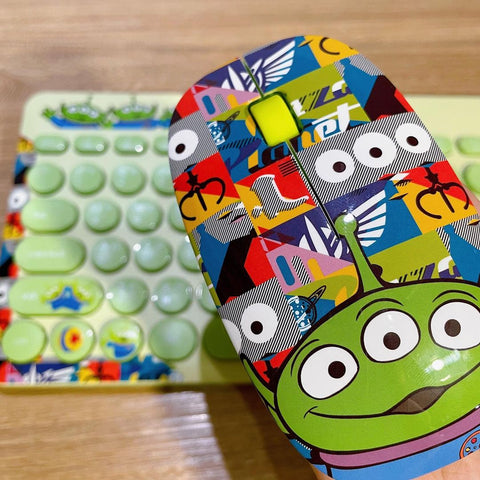The Squeeze Toy Aliens from TS Wireless Optical Mouse and Keyboard - Fantasyusb