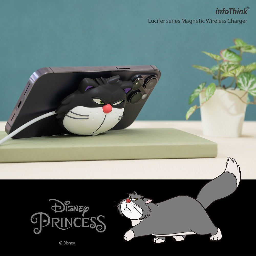 Cinderella Lucifer Cat fast charging pad - Fantasyusb