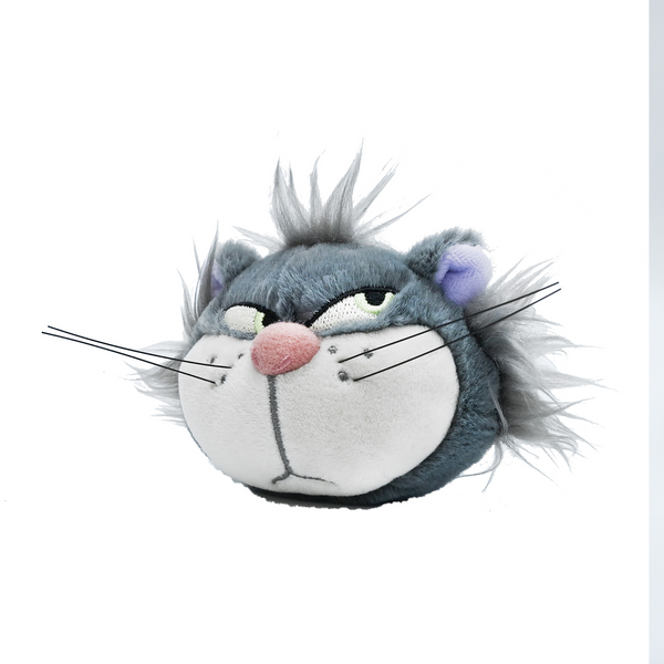 Plush Cinderella Lucifer Cat Phone Stand and Grip