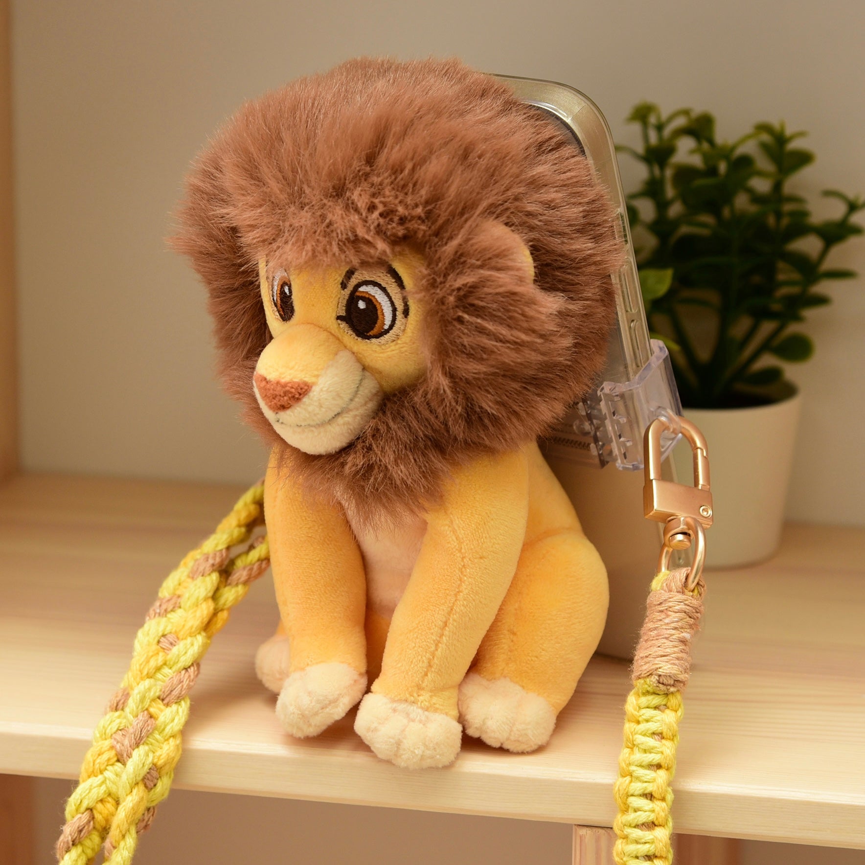 Plush The Lion King Shoulder Phone Holder