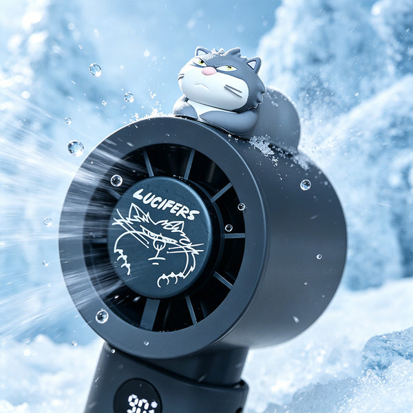 Lucifer the Cat Cooling Fan With Icing Feature