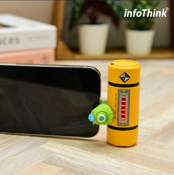Daruma x Pixar Monsters Inc. Battery Pack – Charge with Good Luck! - Fantasyusb