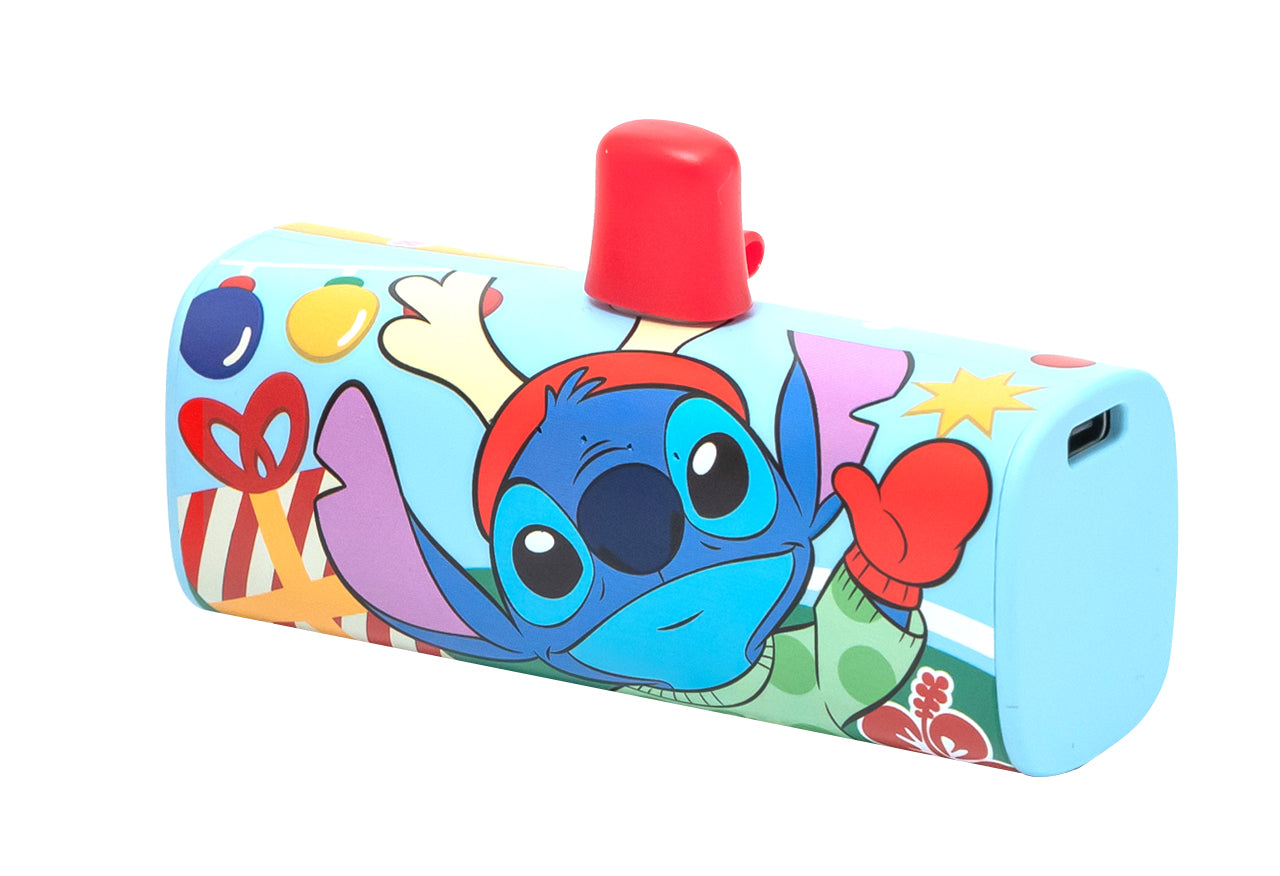 Christmas Limited Edition Mickey or Stitch Portable Battery Pack - Fantasyusb