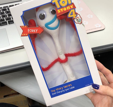 Toy Story 4 Forky Fast Charging Sync Cable - Fantasyusb
