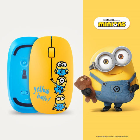 Despicable Me Minions Wireless Optical Mouse - Yellow Bellow - Fantasyusb