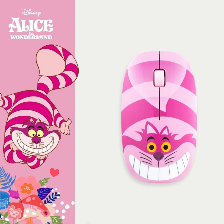 Cheshire Cat from Alice in Wonderland Silent Wireless Mouse - Fantasyusb