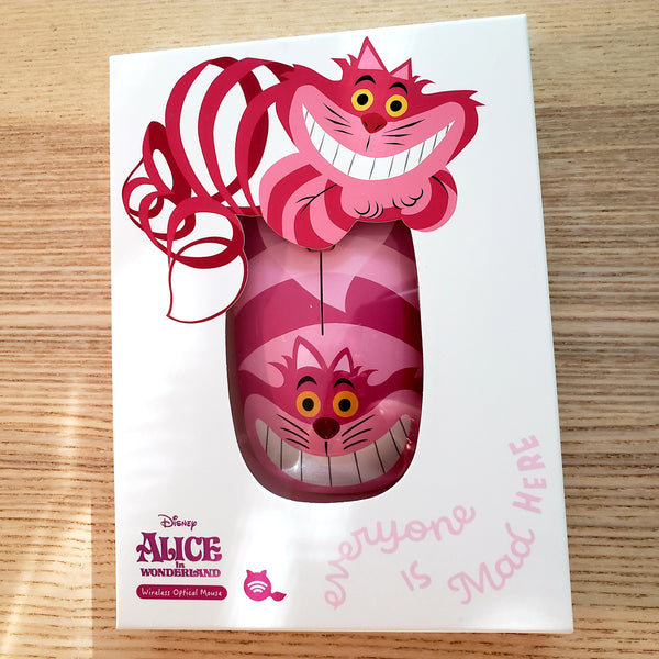 Cheshire Cat from Alice in Wonderland Silent Wireless Mouse - Fantasyusb