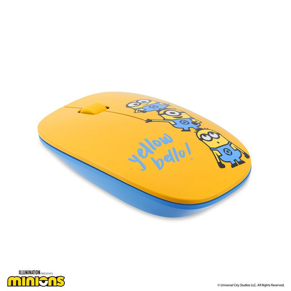 Despicable Me Minions Wireless Optical Mouse - Yellow Bellow - Fantasyusb