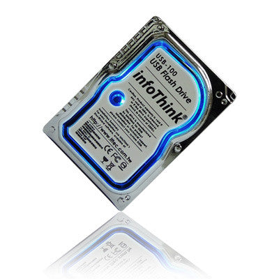 InfoThink LED Mini Hard Disk USB Flash Drive - Fantasyusb