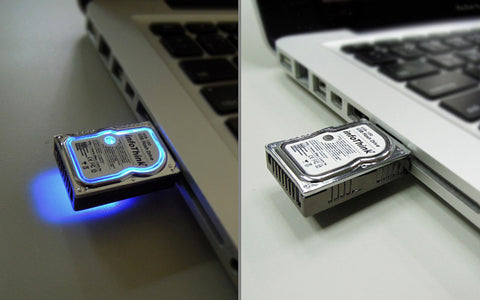 InfoThink LED Mini Hard Disk USB Flash Drive - Fantasyusb