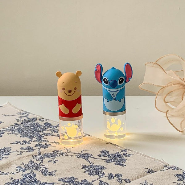 Winnie the Pooh and Stitch 3D Crystal Light - Fantasyusb